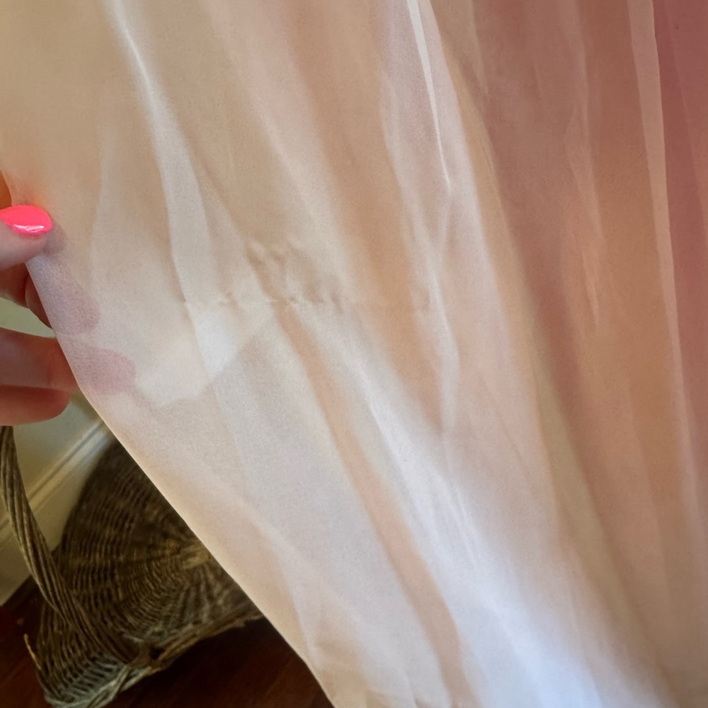 Vintage Pink Lorrie Deb San Francisco Formal Prom Bridal Dress Long Sleeveless - Picture 9 of 12
